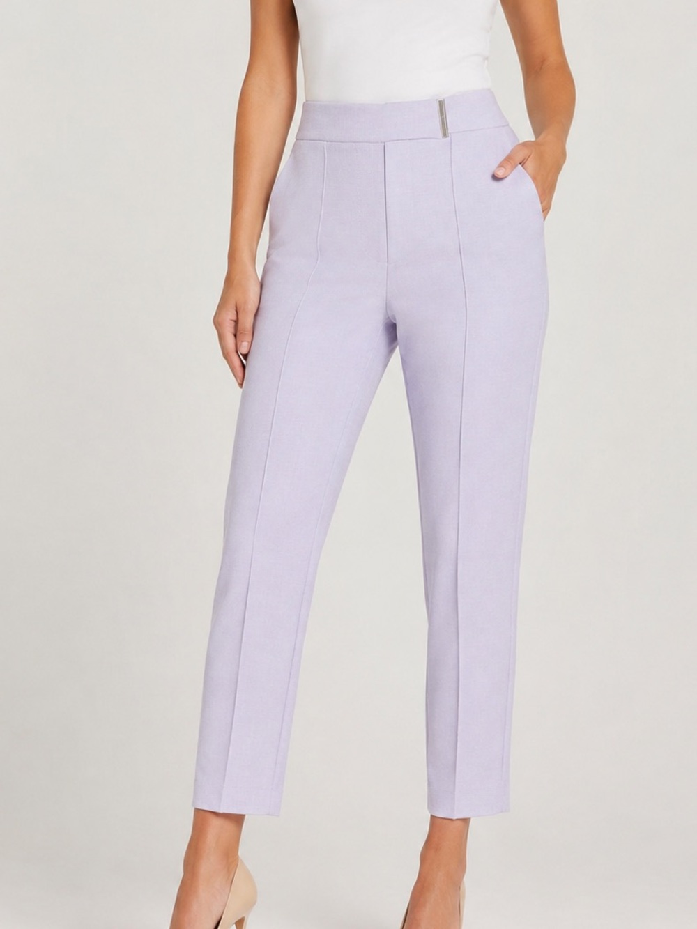 River Island Petite pants size 2 Light Lavender Tailored Trousers